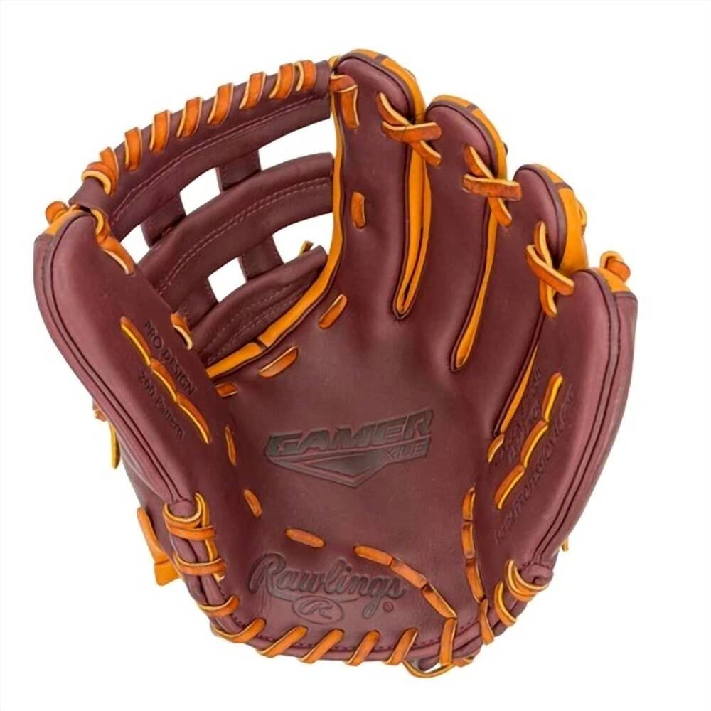 NEW RAWLINGS gamer xle series baseball glove - regular in maroon
